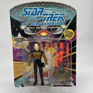 Vintage Star Trek Next Generation Commander Data Action Figure Playmates 1992